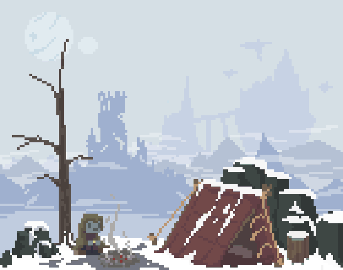 TomasFr61's tweet photo. Nuevo pixel art con tematica medieval 🌨🗡
#pixelart #pixelartist https://t.co/moqmjZrlV9