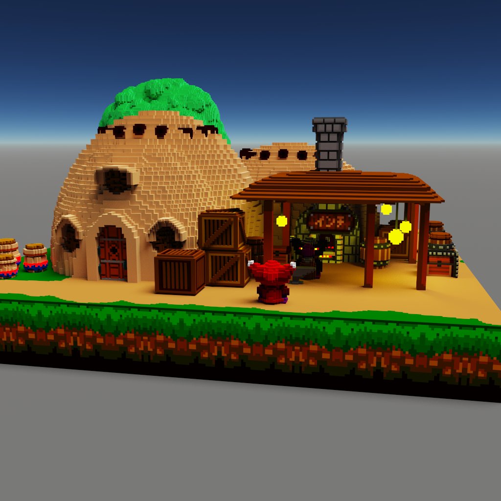 KStarrwolf's tweet photo. Forks, spoons, the occasional sword or shield...come on down to Zethro's Blacksmithery Stop! #voxelart #indiedev #starrwolfstudio #pobrobopobros #thefirstpobro https://t.co/zoLSOrY3xH