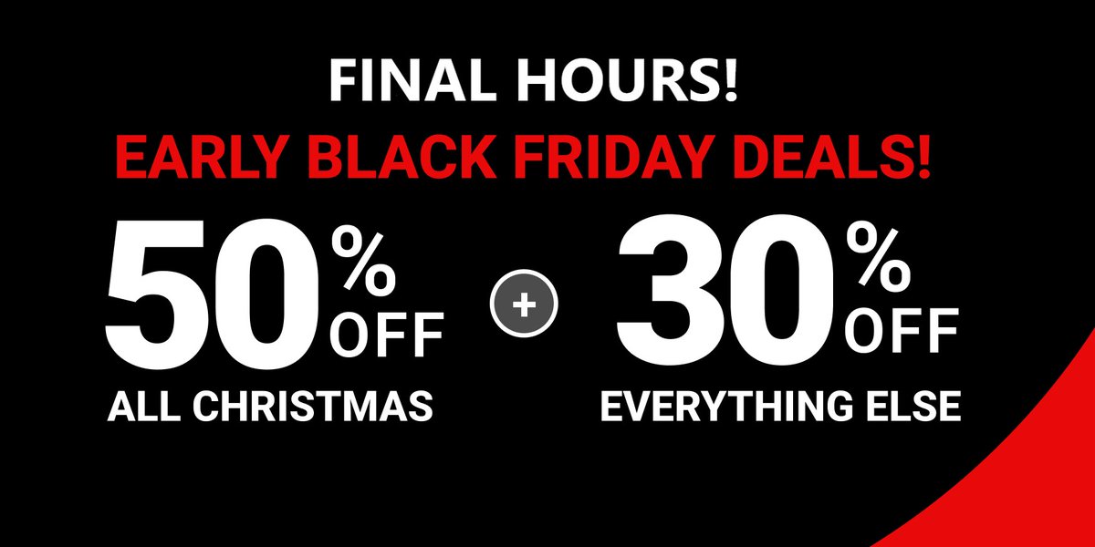 LSCollection's tweet image. Last chance to get 50% off ALL Christmas and 30% off everything else with code ME4YGG.
rb.gy/a6r1sv