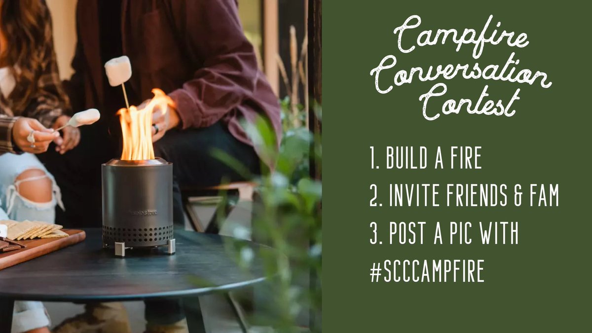 johnbreland's tweet photo. Don’t forget to post your #scccampfire pic this week for a chance to win a Solo Stove! https://t.co/DHL72oiPMg