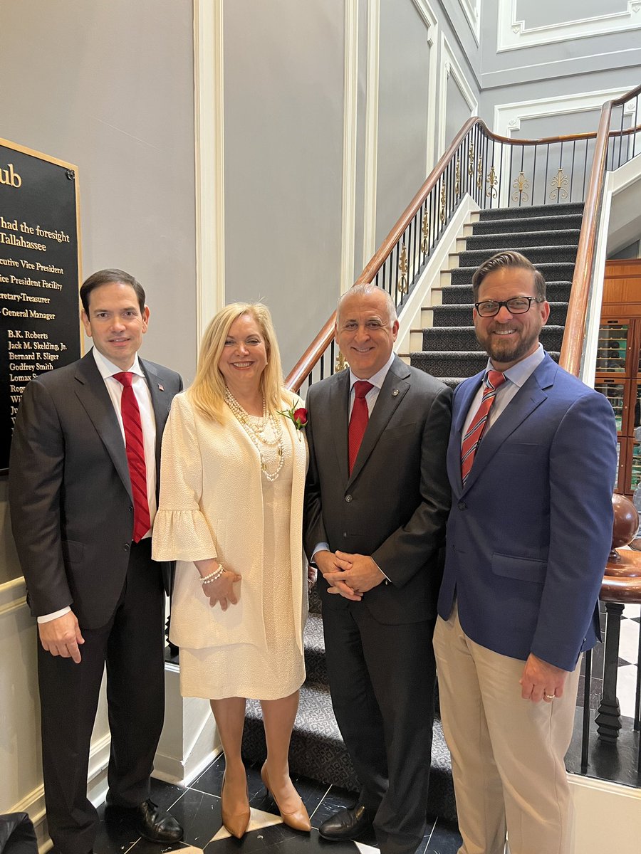 Our United States Senator Marco Rubio

Mayor Of Hialeah Steve Bovo

And my dear friend Governor Carlos <a href="/LopezCantera/">Carlos Lopez-Cantera</a> — Florida’s very first Hispanic Lt.Governor!

Thank you for the advice, support, &amp; lifelong friendship. It meant so much to me to have you all at my swearing-in.