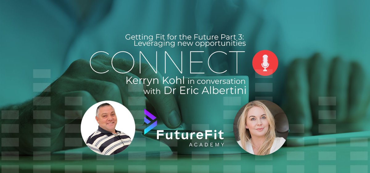 theKohlface's tweet photo. Getting Fit for the #future Part 3: Leveraging new opportunities 
@Eric Albertini and @Kerryn Kohl discuss the skills Leaders need to develop to spot and leverage new opportunities. 
https://t.co/ChDU4GYTzr https://t.co/tSKcfe96nD