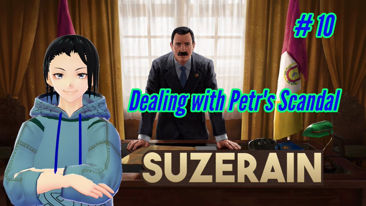 TsukamuM's tweet photo. Yesterday, we both had great news and terrible news.
Great news is we passed our reforms.
Terrible news is Petr got caught commiting adultery.
Damage control mode time.
Stream:https://t.co/MISXW4jmSk
#VTuber
#Suzerain
#indiegames
#PoliticalSim https://t.co/Al1DvsuN1r