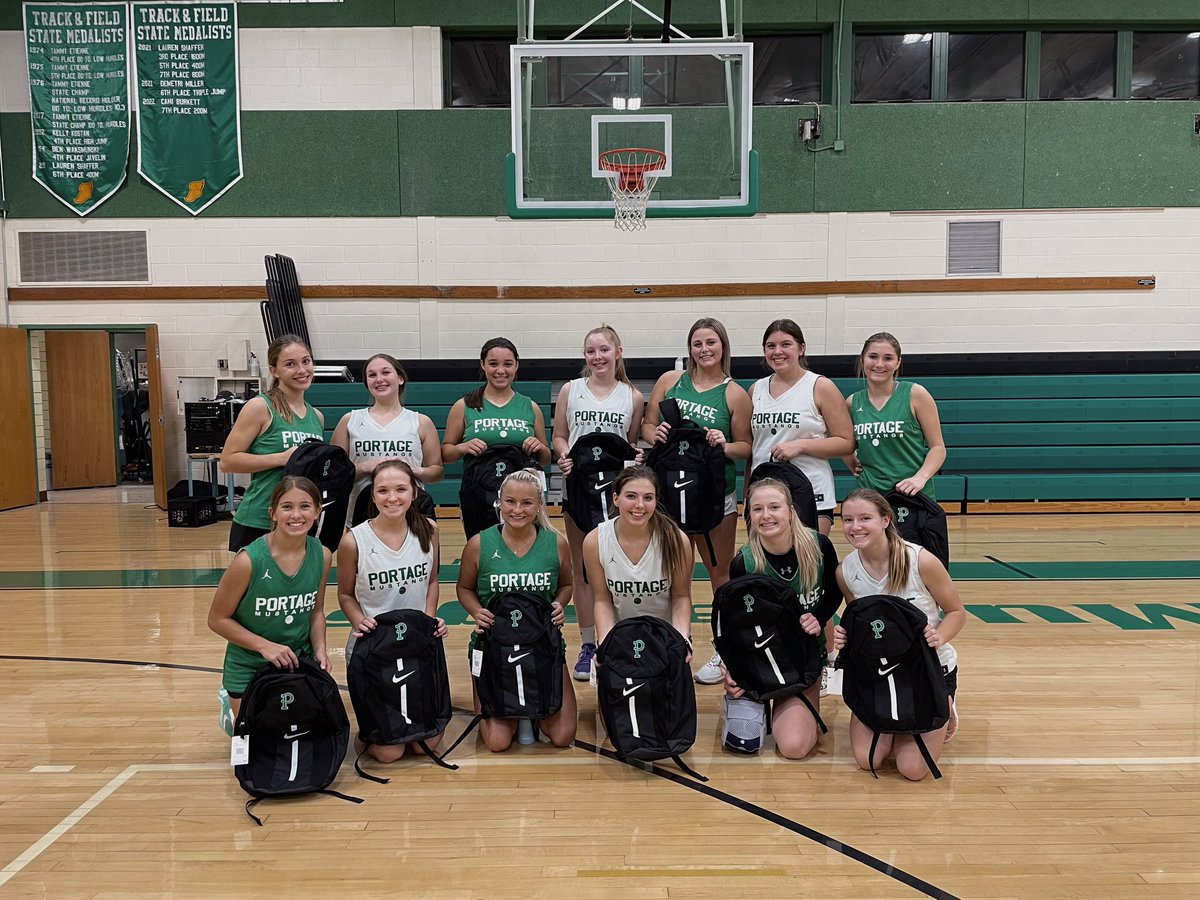 3 days until our first scrimmage, and 10 days until tip-off against Somerset! Shoutout to the boosters for supplying us with new backpacks too! Ready to start another legendary season🔥🔥 <a href="/portagestangs/">Portage Athletics</a>