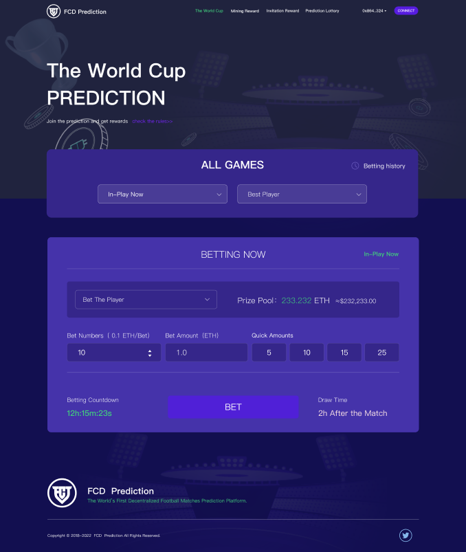 Who will be win the golden boot in worldcup Qatar 2022?

Christiano Ronaldo
L Messi
K Mbappe
Harry Kane
Neymar

Bet with USDT on FCD prediction, we are working on.