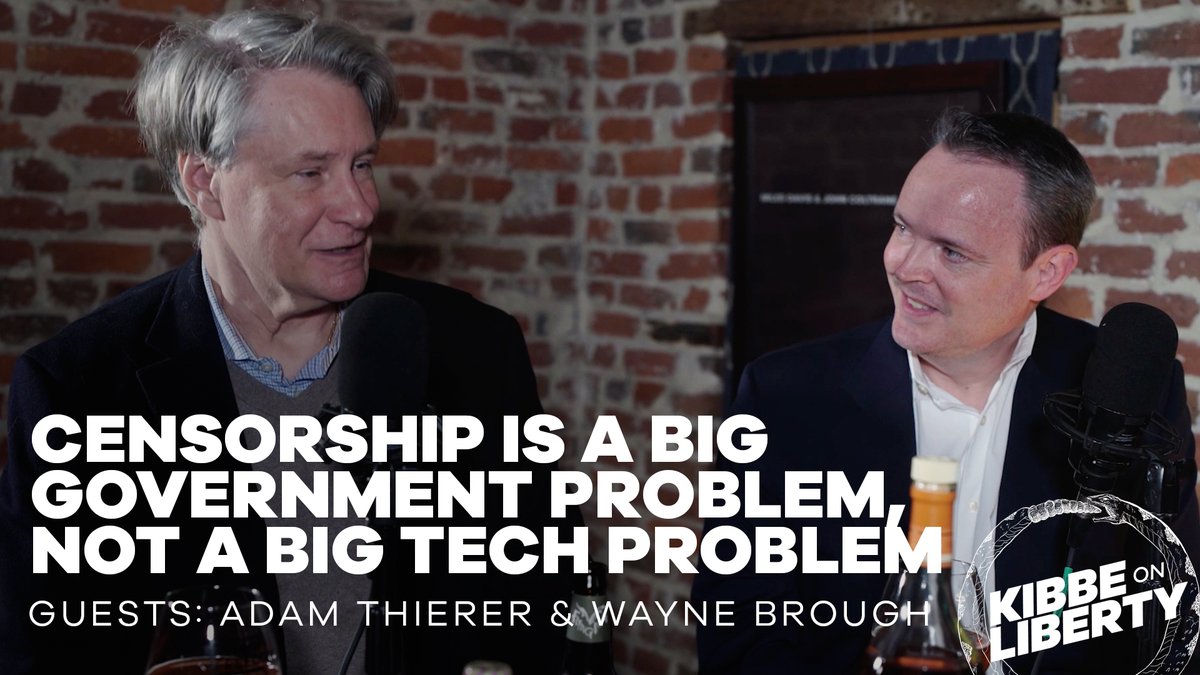 freethepeople's tweet photo. This week, @mattkibbe is joined by the @RSI's @AdamThierer and Wayne Brough to discuss the state of free speech on the internet. With @elonmusk’s purchase of Twitter, we are in the middle of a debate between censorship and free expression online.
@theblaze
https://t.co/QlnaJc1f2o https://t.co/CEXn6buOE2