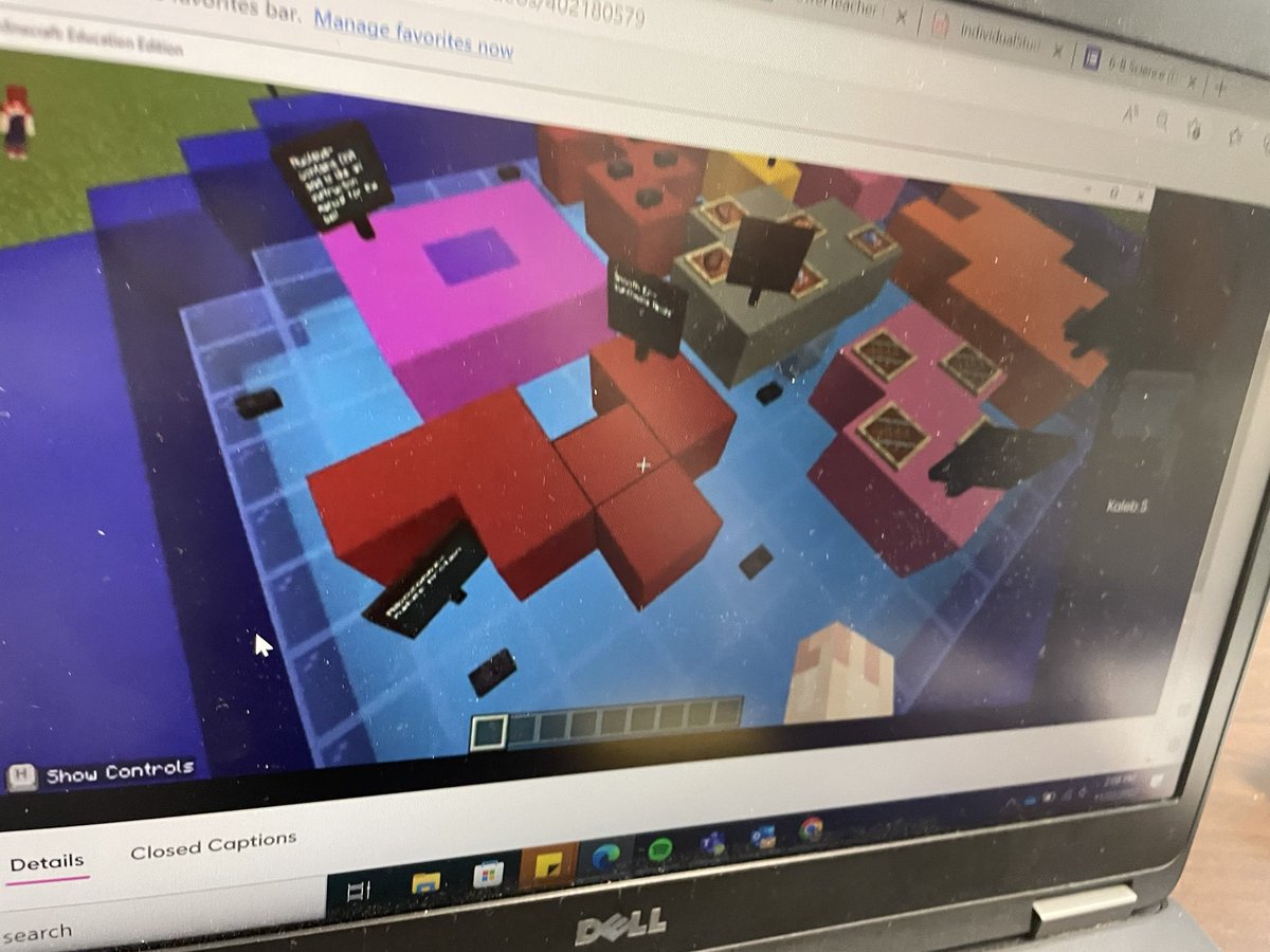hooker_mrs's tweet image. I’m so proud of Mrs. Barber’s 7th grade Ss Plant and Animal Cell builds in @PlayCraftLearn! They recorded their designs and the functions in @MicrosoftFlip today! They loved it! A 6th grade ELA T has heard the excitement and will be jumping in soon too! 😍 #OCSDLT #OCSengage