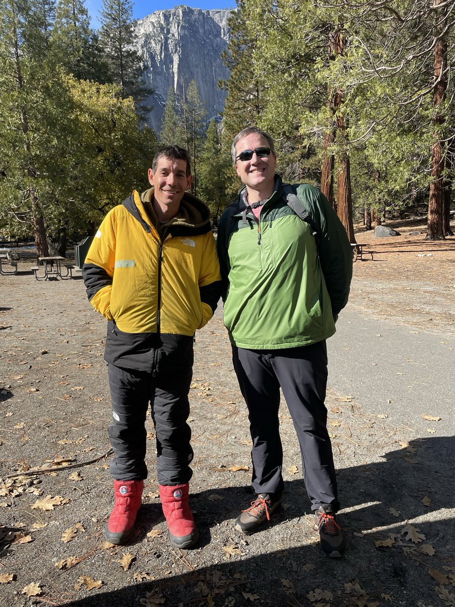cmatthau's tweet photo. @AlexHonnold Thanks for taking a second to take a pic with us last week. Definitely the highlight of our trip. https://t.co/AETbjdYND0