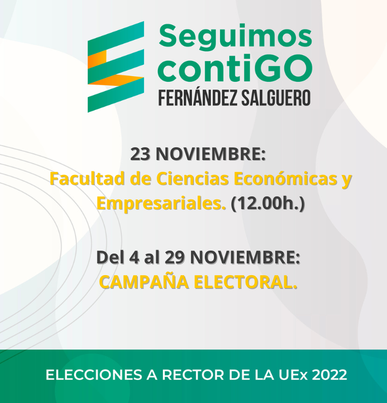 PedroFSRector's tweet photo. Buenos días a todas y todos,
Hoy vamos a visitar a las 12:00h la Facultad de Ciencias Económicas y Empresariales.
¡Seguimos con la campaña y seguimos contiGO!
#PedroFS_SeguimosContiGO #PedroFSRector https://t.co/WDidPD9rkV