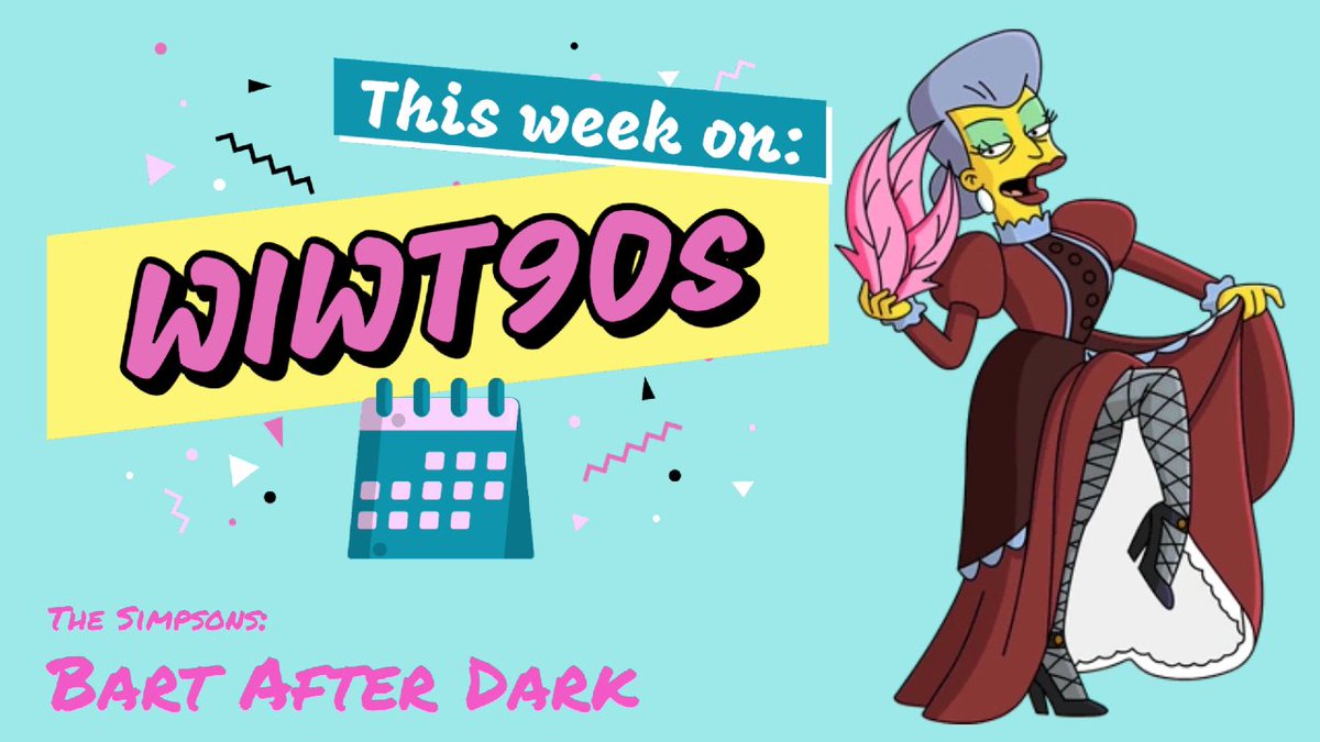 We're back! In #podcast form! 
This Week On: The Simpsons | Bart after Dark. It's one of the great musical numbers and for that reason alone you should download our podcast.
#WePutTheSpringInSpringfield
#thesimpsons #wiwt90s #spotify #applepodcasts #iheartradio #podbean #youtube