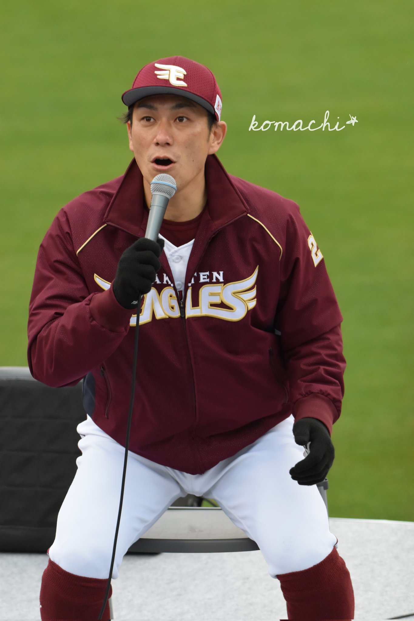 しろくま楽天イーグルス　岡島豪郎　実使用ヘルメット　球団ホログラム付き しろくま楽天イーグルス 岡島豪郎 実使用ヘルメット 球団