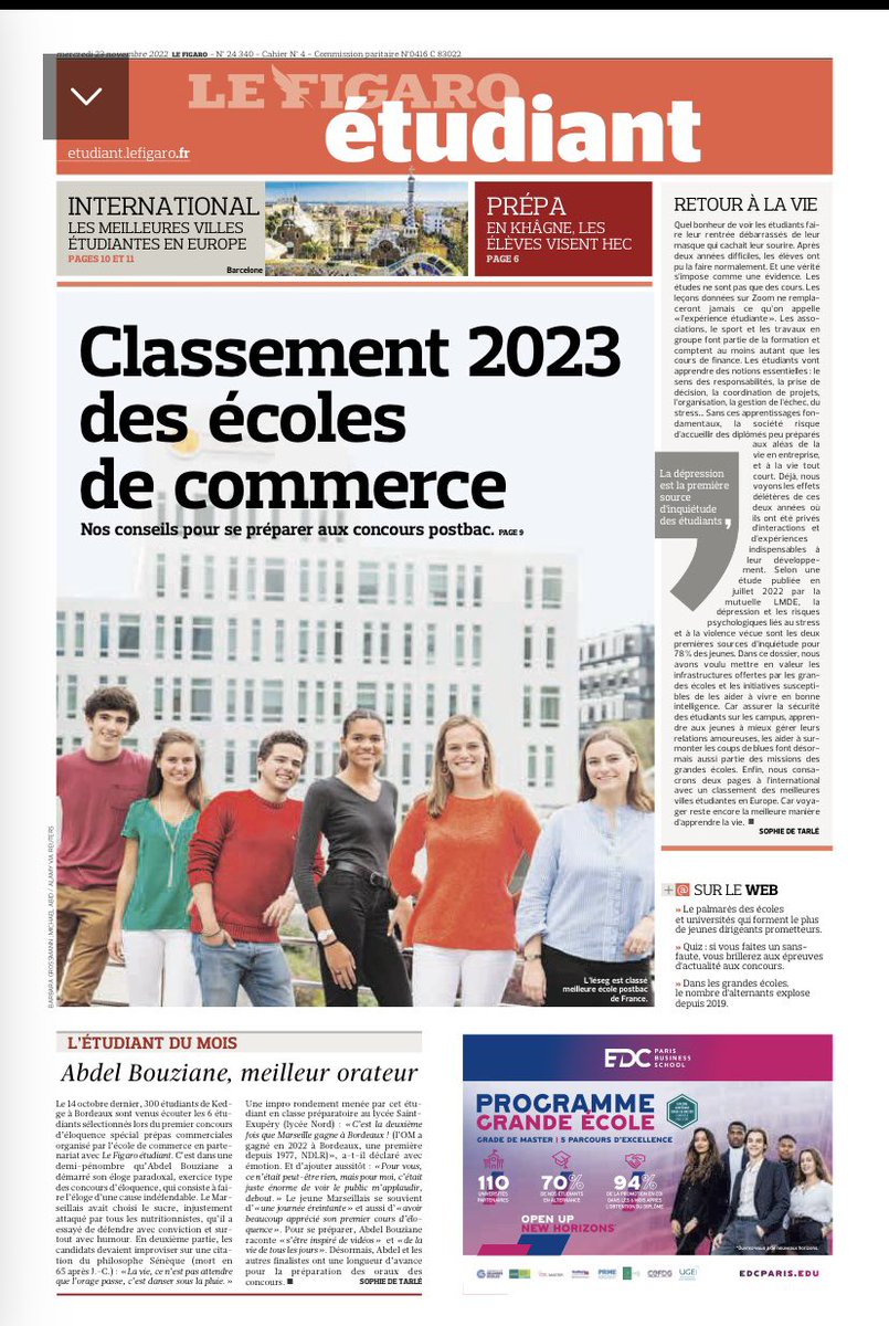 Sophie de Tarlé (@sophiedetarle) on Twitter photo Découvrez le <a href="/Figaro_Etudiant/">Le Figaro Étudiant</a> en kiosque ce matin ! Des classements exclusifs, des enquêtes… (c’est du boulot) par <a href="/em_ferrand/">Emma Ferrand</a> <a href="/JPaturaud/">Jeanne Paturaud</a> <a href="/phwallet/">Paul-Henri Wallet</a> <a href="/laurentcalixte/">Laurent Calixte</a> et surtout Valentin Autié ! Découvrez le <a href="/Figaro_Etudiant/">Le Figaro Étudiant</a> en kiosque ce matin ! Des classements exclusifs, des enquêtes… (c’est du boulot) par <a href="/em_ferrand/">Emma Ferrand</a> <a href="/JPaturaud/">Jeanne Paturaud</a> <a href="/phwallet/">Paul-Henri Wallet</a> <a href="/laurentcalixte/">Laurent Calixte</a> et surtout Valentin Autié !