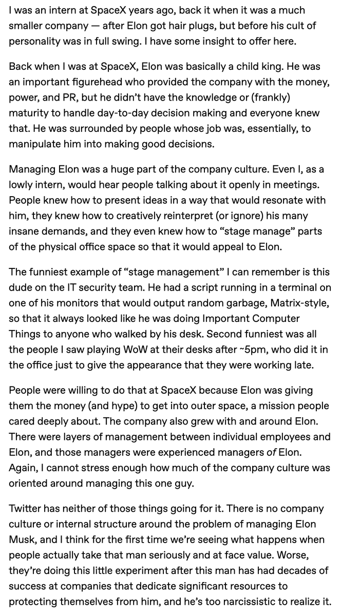 rob_sheridan's tweet image. This is *exactly* as I imagined, and provides the most straightforward explanation for anyone still trying to grasp at complicated theories on how the "SpaceX genius" could possibly be so bad at this. tumblr.com/numberonecatwi…