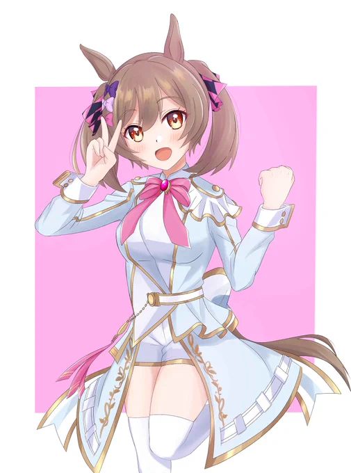 ウマ娘ライブが楽しかったのでスマートファルコン描きました#ウマ娘 #スマートファルコン 