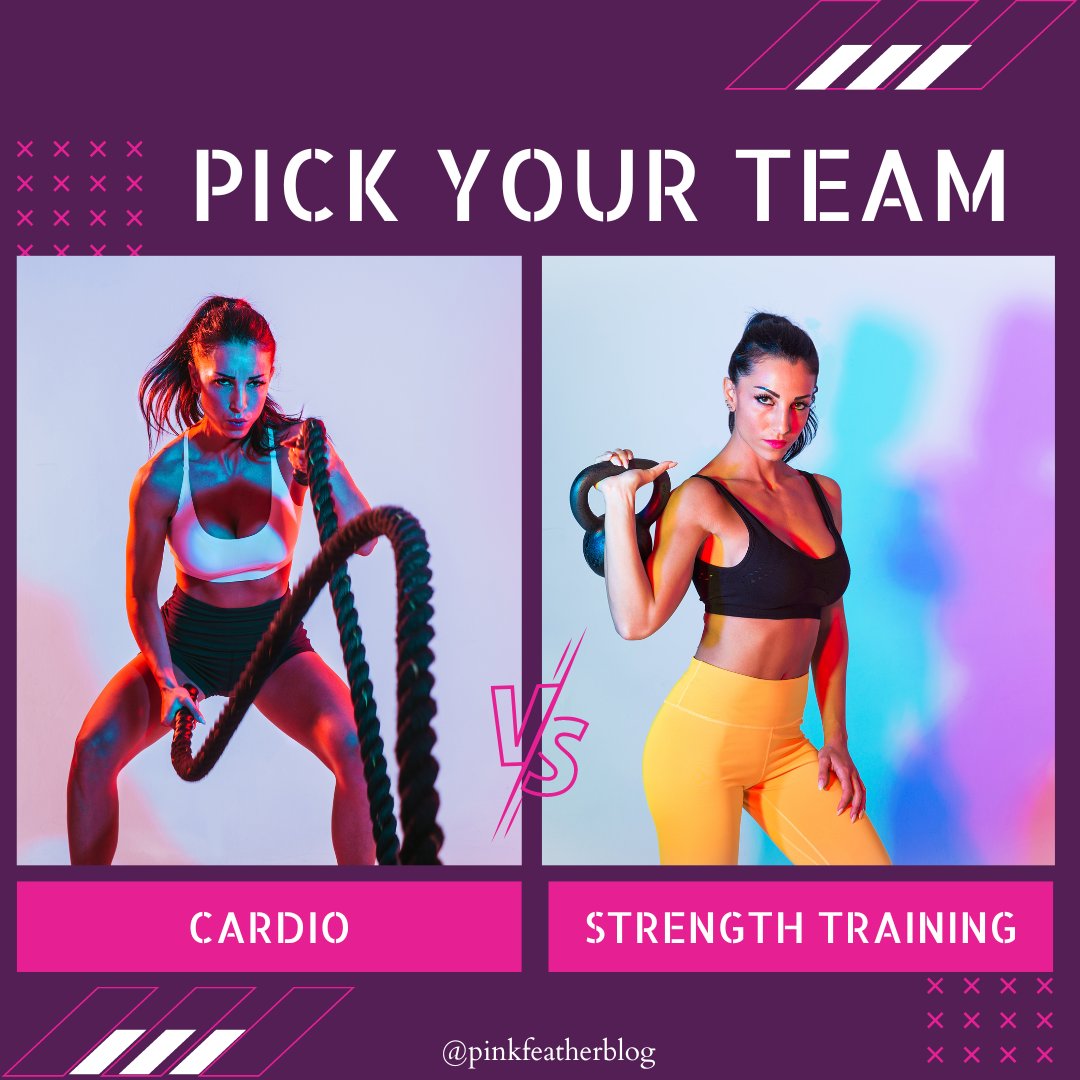 pinkfeatherblog's tweet photo. Itβs Cardio vs Strength trainingπ₯
Well, it's tricky and hard to know when it comes to planning your fitness routine.
Think about your goals: losing weight shouldn't be the only reason you work out. ππ½ββοΈππΏββοΈ
Know more: https://t.co/AP4HBc4txq
#cardiovsweights #cardiovsstrength https://t.co/Lb3iz6xSla