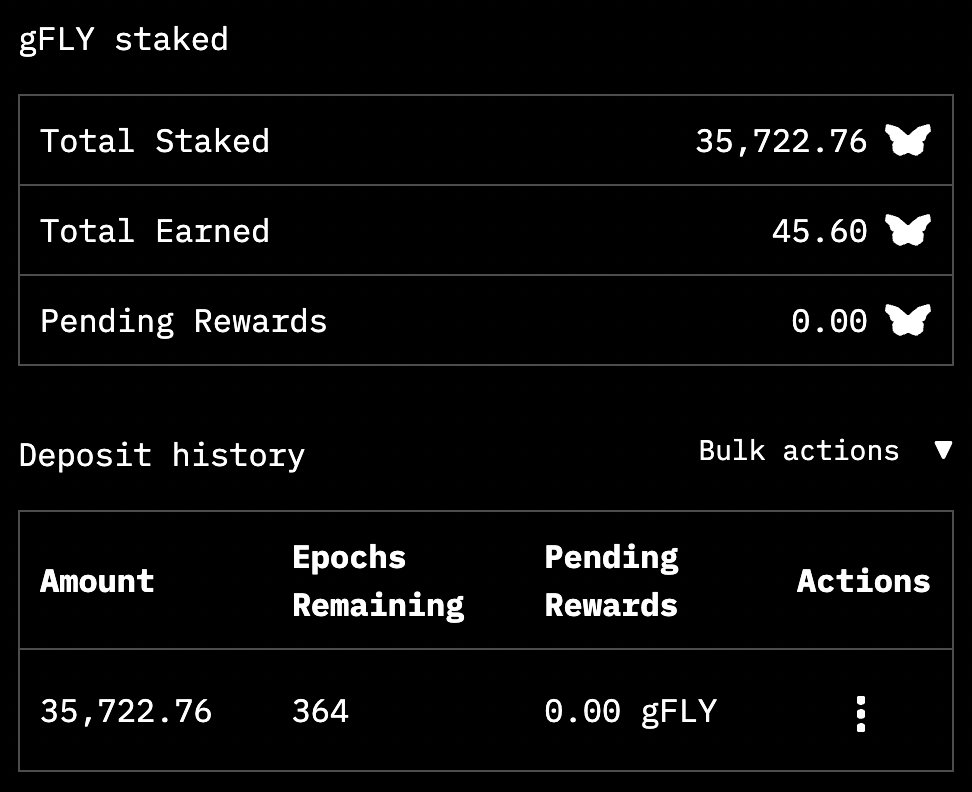 lean_lars's tweet photo. Great job @BattleFlyGame team! @officialabenger  + team pushes, no matter what market phase. I have never sold a single NFT and 100% of my #gFLY are staked for 1 year! 🦋
See you at the Hyperdome! #MAGIC @Treasure_DAO https://t.co/dig6IrWRYL
