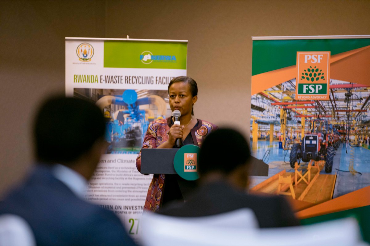 Vice Chair <a href="/JeanneFM1/">Jeanne F. Mubiligi</a>  "By initiating the sustainable management of single use plastics project, the private sector wants to ensure that our country remains the cleanest and plastic pollution free Nation.
#SingleUsePlasticsRw