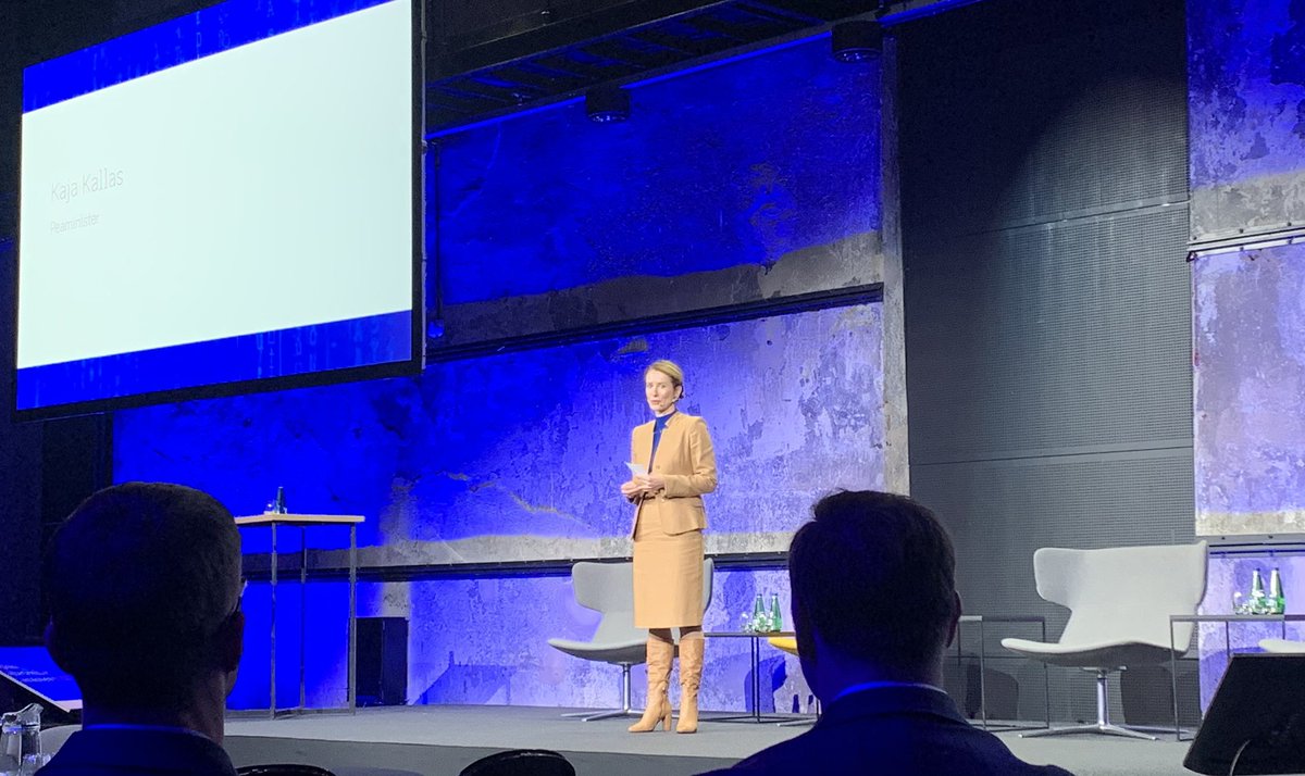 Tanel_Sepp's tweet photo. 🇪🇪 #cybersecurity conference opened by @kajakallas with a clear message: be prepared and exercise for possible crises 💻 https://t.co/N27NbfO548