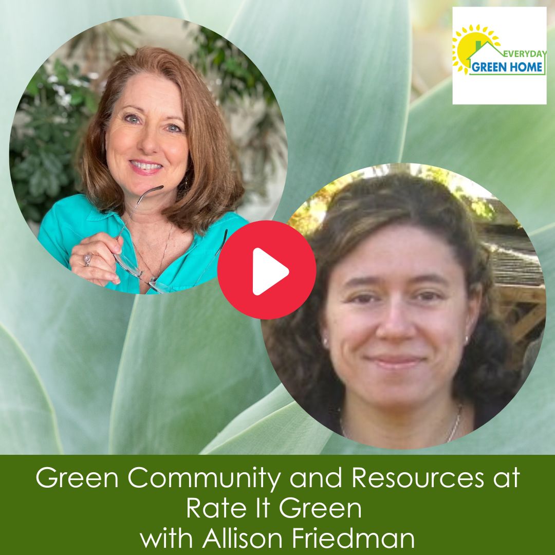 I’m Marla, the Green Home Coach, and I am excited to have Allison Friedman from Rate It Green with me today to talk about all the work she is doing! I love what Allison has built by tying her product, company, and service together! Tune in to hear more greenhomecoach.libsyn.com/green-communit…