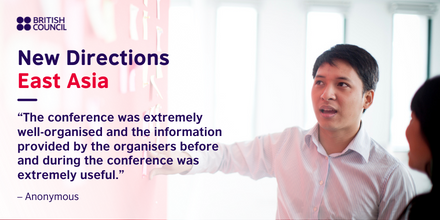 idLearnEnglish's tweet photo. Here's an honest review of New Directions East Asia conference for language professionals and teachers. This year it's 9-10 Dec, in Bali. Join us at this flagship event held by the British Council and make new connections. Go to: https://t.co/FCEaRilRBM 
#2022NewDirections https://t.co/o12cdel8aV