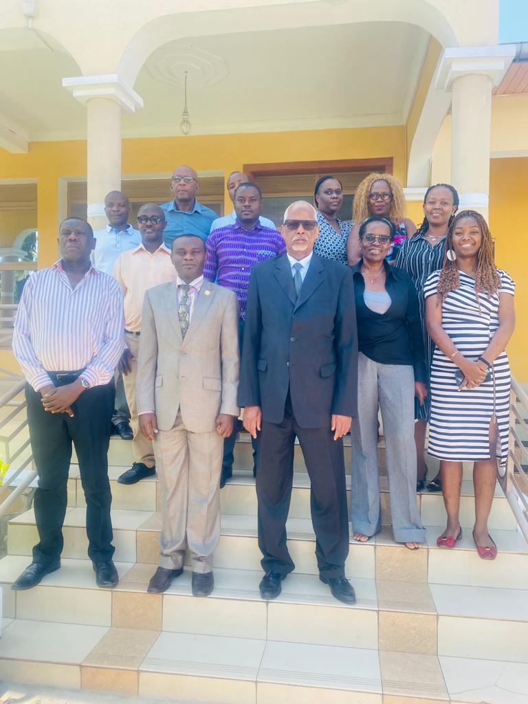 AuloBurundi's tweet photo. Assumption of Duty of the new @_AfricanUnion @AUC_MoussaFaki #HighRepresentative for the #GreatLakes Region Based in #Bujumbura &amp; first meeting with @AuloBurundi staff.Warmest welcome &amp; briefing by the OIC @gopath4 on the general operational situation. @Bankole_Adeoye @AUC_PAPS https://t.co/P94ka8Cbcp
