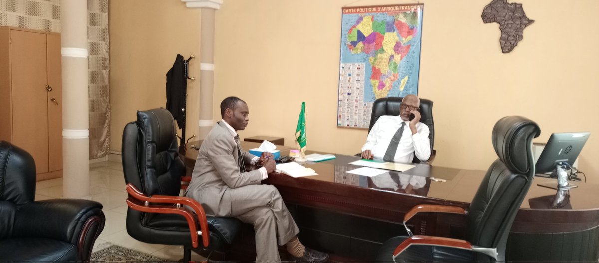 AuloBurundi's tweet photo. Assumption of Duty of the new @_AfricanUnion @AUC_MoussaFaki #HighRepresentative for the #GreatLakes Region Based in #Bujumbura &amp; first meeting with @AuloBurundi staff.Warmest welcome &amp; briefing by the OIC @gopath4 on the general operational situation. @Bankole_Adeoye @AUC_PAPS https://t.co/P94ka8Cbcp