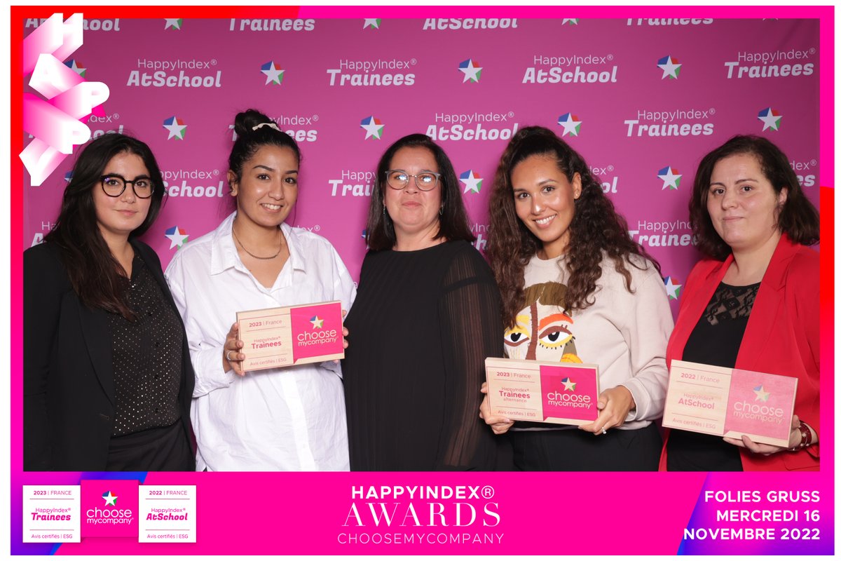 #Award 🏆 | Pour sa première participation, TD SYNNEX est labellisé Happy Trainees Alternance &amp; Happy Trainees 2023 by  ChooseMyCompany - Avis Certifiés ESG. 🌍

83 % de nos apprenti.e.s se disent fièr.e.s de travailler chez TD SYNNEX. Merci à tous et toutes pour votre confiance.