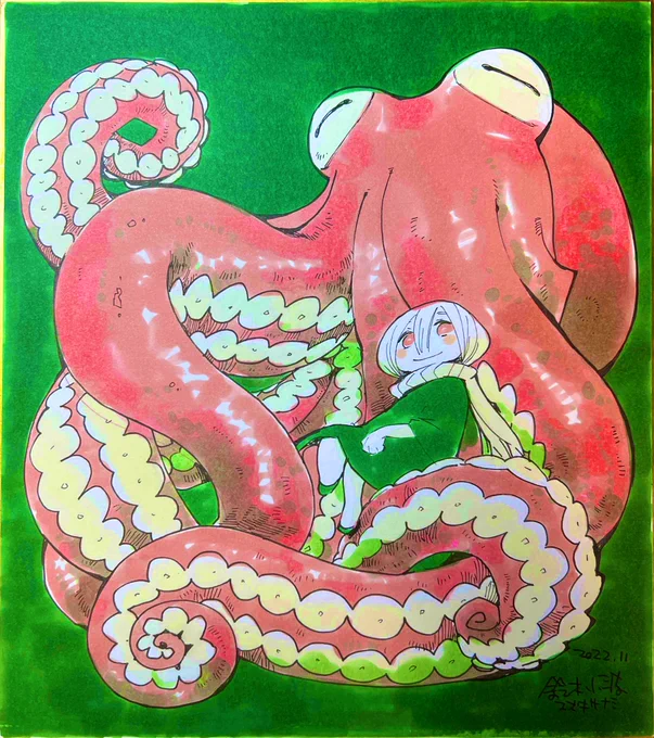 可愛く描けた。 