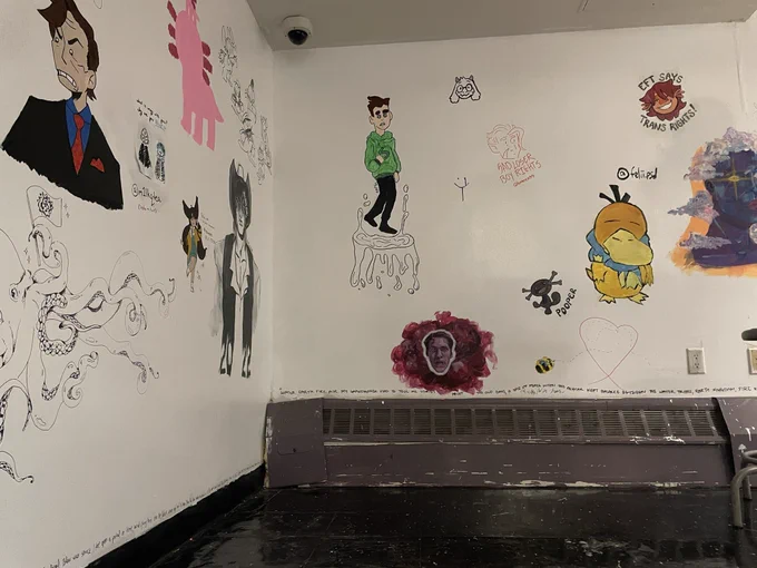 Residents of the SVA dorms now have the option to "peep the horror" included in the basement amenities  