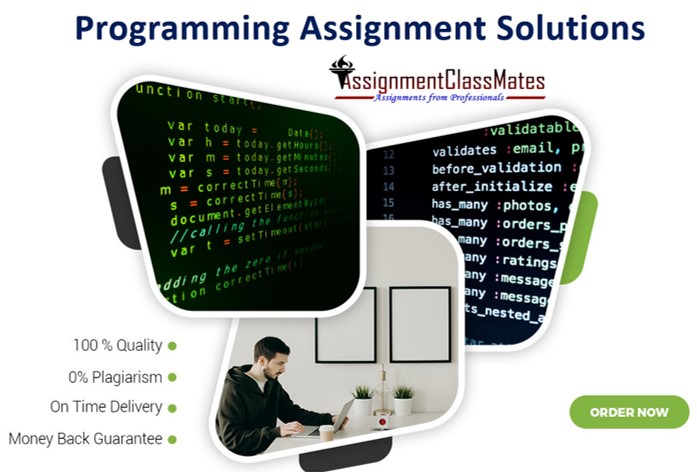 AssignmentMates's tweet image. We are offering online programming assignment help for computer science students. Here you can take online programming language assignment solutions at any corner of the world.

Order Online: assignmentclassmates.com/programming-as…

#ProgrammingAssignmentSolutions #ProgrammingAssignmentHelp