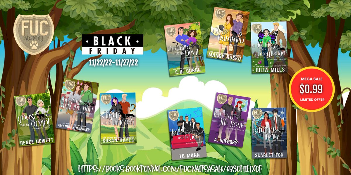 First in series of EveL Worlds are on sale 11/22/22-11/27/22 for just 99 pennies. Grab them while you can!
books.bookfunnel.com/fucnaitsasale/…