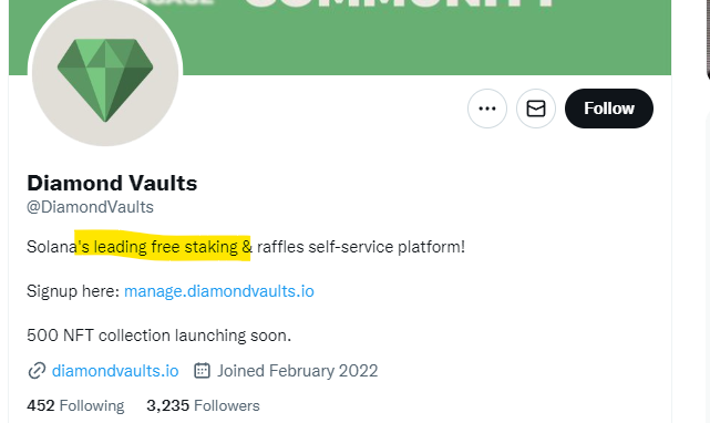 RoyalivoryClub's tweet image. DiamondVaults is NOT FREE. Hardly. Users, stakers, pay about TWICE what NFTBangla's Staking Platform. #NFTstaking #DoItBetter Autostaking is free with us. Contact for more info.