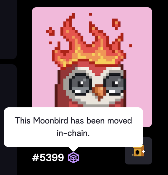 el3mancer's tweet photo. Behold! I’ve broken my Moonbird free of these mortal bindings and officially moved them in-chain. Eternal, forevermore!
@moonbirds                           
Check out my new Collector Profile on https://t.co/j0YHlDgckG https://t.co/hPXZc5J2rH