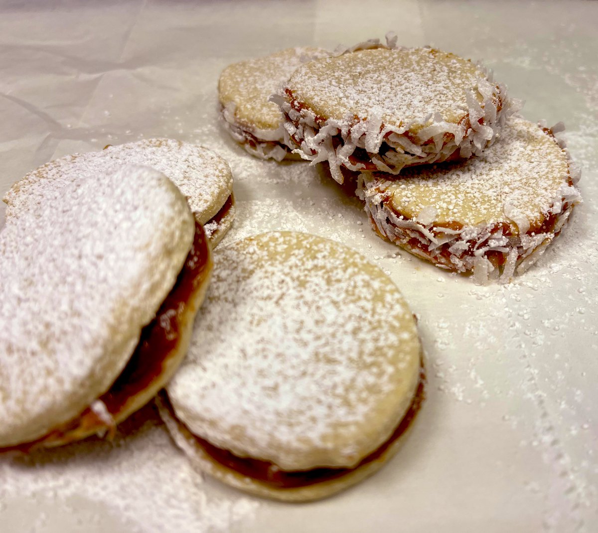 SaborMiamiCafe's tweet photo. Alfajores yes please available while supplies last we will open tomorrow 11:30-4:30 ❤️ #alfajores #matebar #coffeetherapy #multiculturalflavors #yerbamate #miamivibes #teaandcoffeebar #topratedcoffeeinusa #bestrestaurantscleveland #bestbrunchspotcle food made. With love ❤️👩🏻🍳🧉☕️ https://t.co/Cf1swT5Ti8