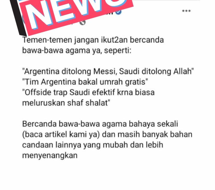 van_chicharito's tweet photo. Orang-orang kenapa sih ???
Itulah pertanyaan yg sering ditanyain Kania kepada bapaknya.
Becanda bawa2 agama ??
Bukankah itu jd bukti bahwa agama bs relate ke topik apa saja 🫣 https://t.co/Yt1JHXS8ry