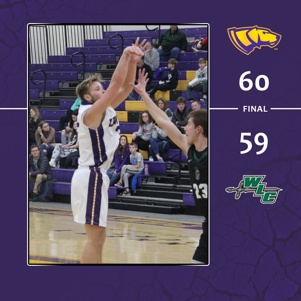 Jake Buchanan hits the game-winning 3 with 0.6 seconds left as the #Pointers come back to beat WLC! <a href="/PointersMBB/">UW-Stevens Point Men’s Basketball🏀</a>