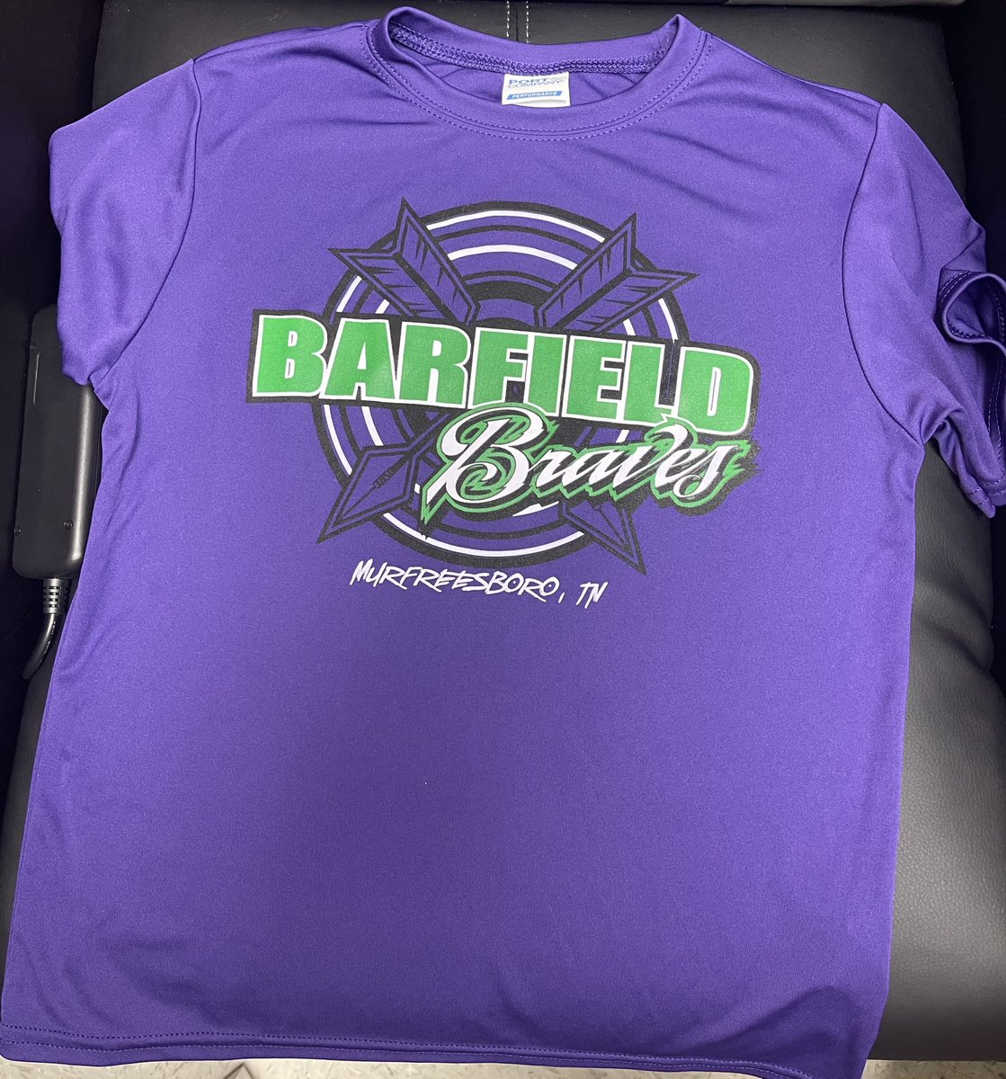 BravesArchery's tweet photo. If you haven’t had a chance to see our jerseys for this year here they are!! Thank you @RedstoneFCU and @dominos on Shelbyville Highway! https://t.co/dRlMbjrzA4