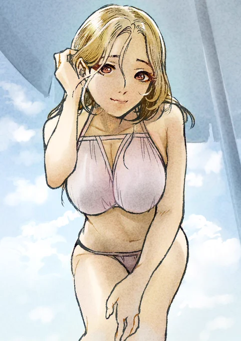 写真見ながら練習かねての楽描き 