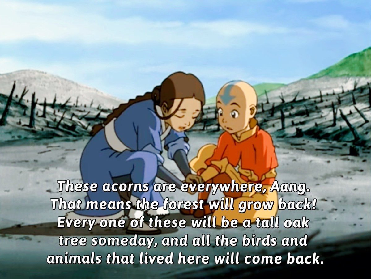 dailykataang's tweet photo. “Because the person who has the greatest responsibility to the world, after the Avatar, is the person who influences the way the Avatar thinks.” - Jianzhu, Rise of Kyoshi. 

katara influencing aang’s perspective through her guidance, hope, and love. https://t.co/YdVtWllHKf