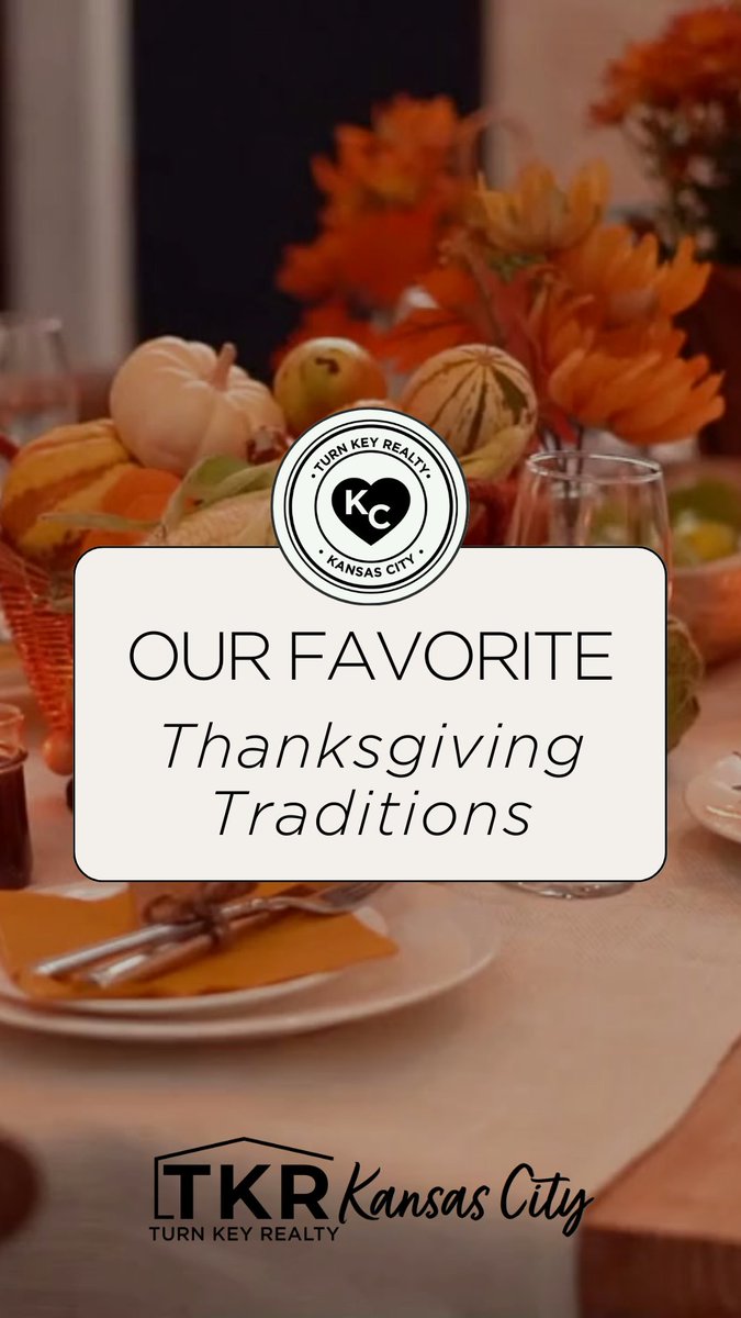 TurnKeyRealtyKC's tweet photo. Happy Thanksgiving! May the blessings of this day fill your heart and home. We are so grateful for our clients, partners, vender and friends who so generously support our business. We truly couldn't ask for more. 
Here are our Thanksgiving Favorites, what are yours? https://t.co/w7ltj84GY9