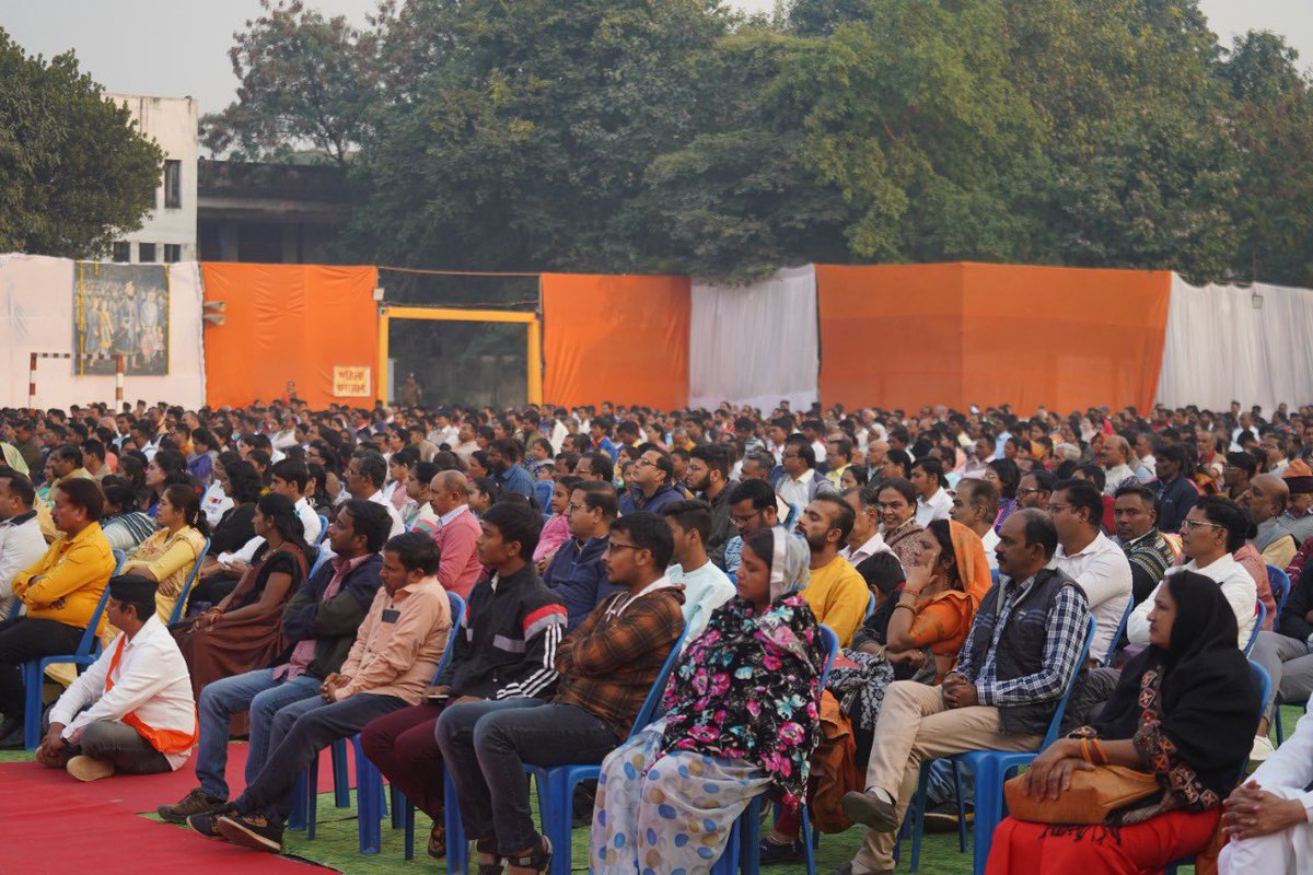 Youthforrss's tweet photo. RSS SarSanghchalak Dr Mohan Bhagwat Ji addressed at 'Kutumb Ekatreekaran' programme at Jabalpur, Madhya Pradesh. https://t.co/riUlEfJzmW