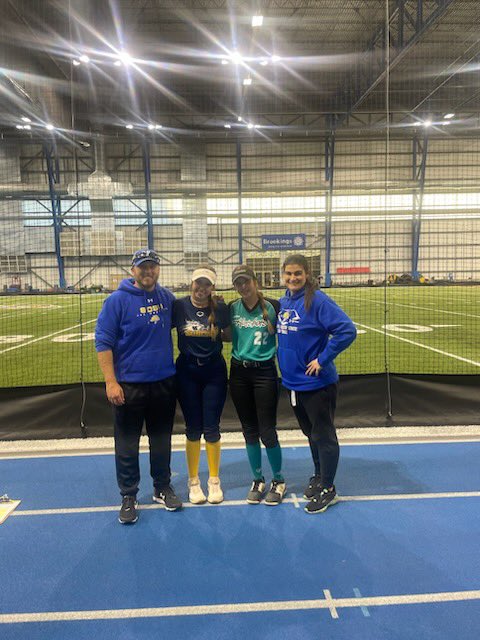 KassidyDLopez's tweet photo. Had a great time at the @SDState softball camp this weekend!! Learned a lot and made some new friends!! GO JACKS💙💛@GoJacksSB @KristinaMcSwee6 @JoshBertke https://t.co/zsLsr5lDhn