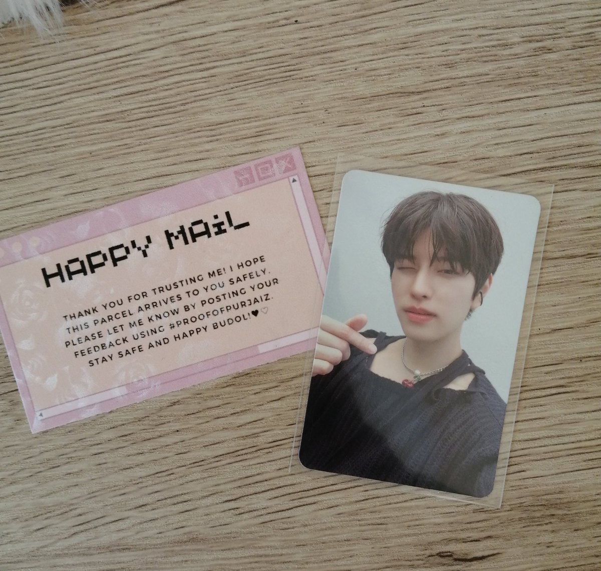 minmincartz's tweet photo. ꒰ ᰔᩚ #jdmails ꒱

[ #proofofpurjaiz] 🎀
— @jaizsells

may umuwing pogiiii!! thank you so much for the v safe packaging and smooth transaction ^^ till next budol hahaha ♡ stay safe po~ https://t.co/4AR07OuIOB