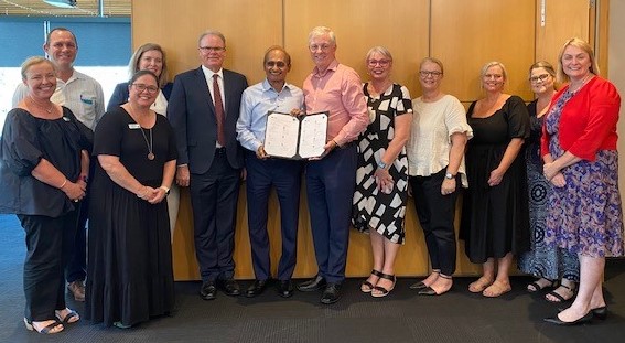 This week the Principals of schools in Springfield re-signed onto a new Charter for the Greater Springfield Learning Coalition following on from the previous 3-year agreement. A trusted leadership collective across many government and private schools. gslearningcoalition.com.au