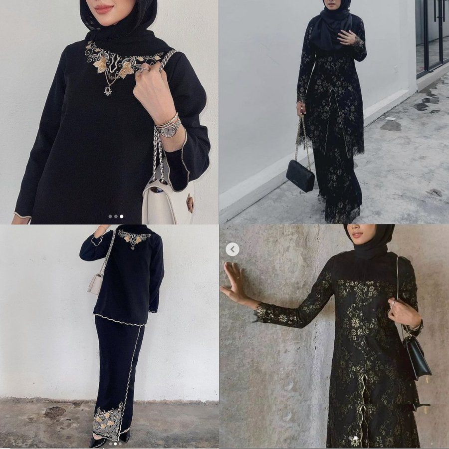 sabbykongsi's tweet photo. Black kurung is a must have for your college/office wear🖤

A thread of simple yet stunning black kurung on @ShopeeMY ✨ https://t.co/dCdOcrWfD2