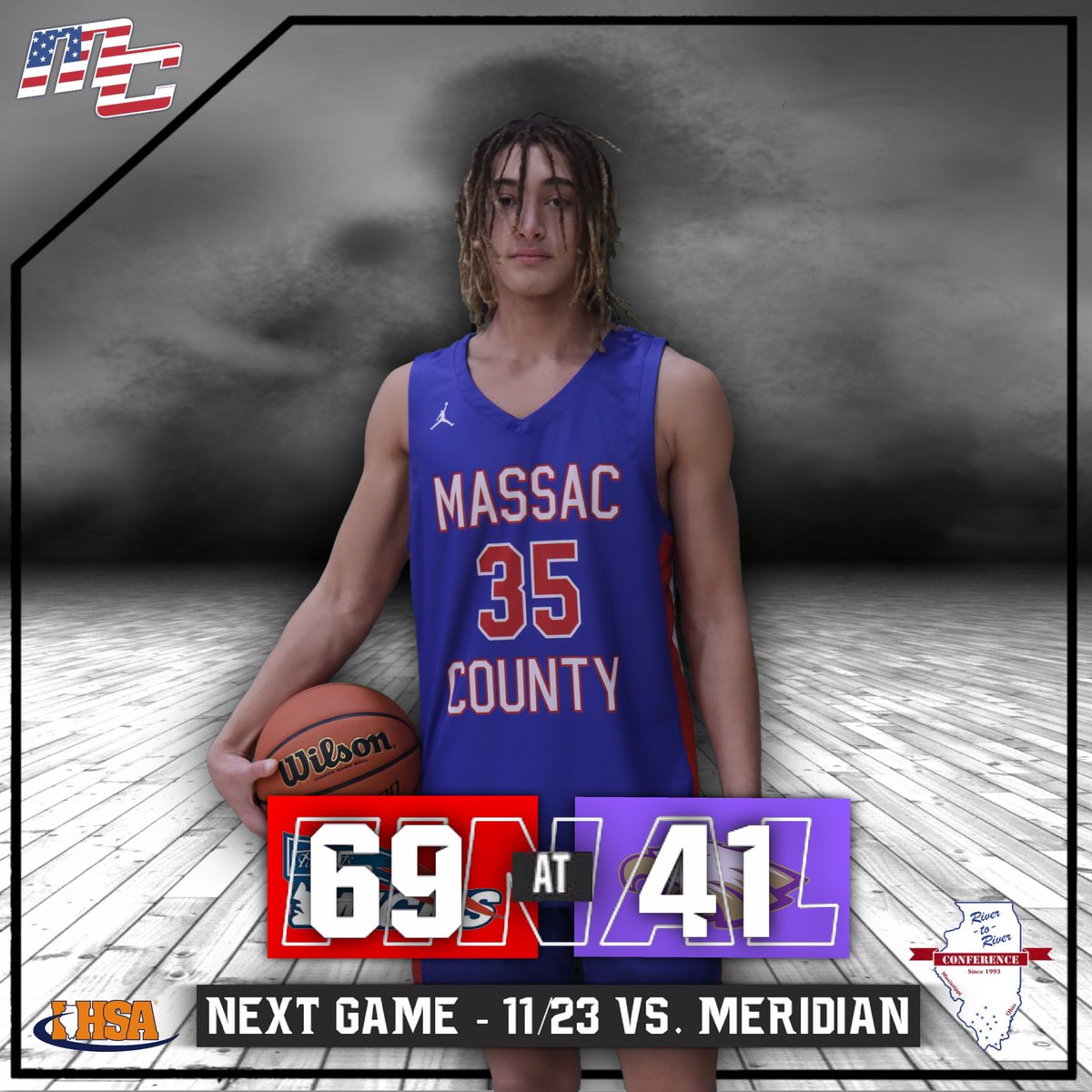 MassacBball's tweet photo. Final from Vienna!

Score : Patriots 69 Eagles 41

Record : 1-0

Stats :
Garnett - 3 pts, 5 ast
Harmon - 12 pts
Hosman - 17 pts, 8 reb, 7 ast
Cissell - 3 pts, 7 reb
Higgerson - 13 pts
Box - 6 pts
Turner - 6 pts
Fisher - 6 pts
Bormann - 3 pts https://t.co/jVeAKJRIa2