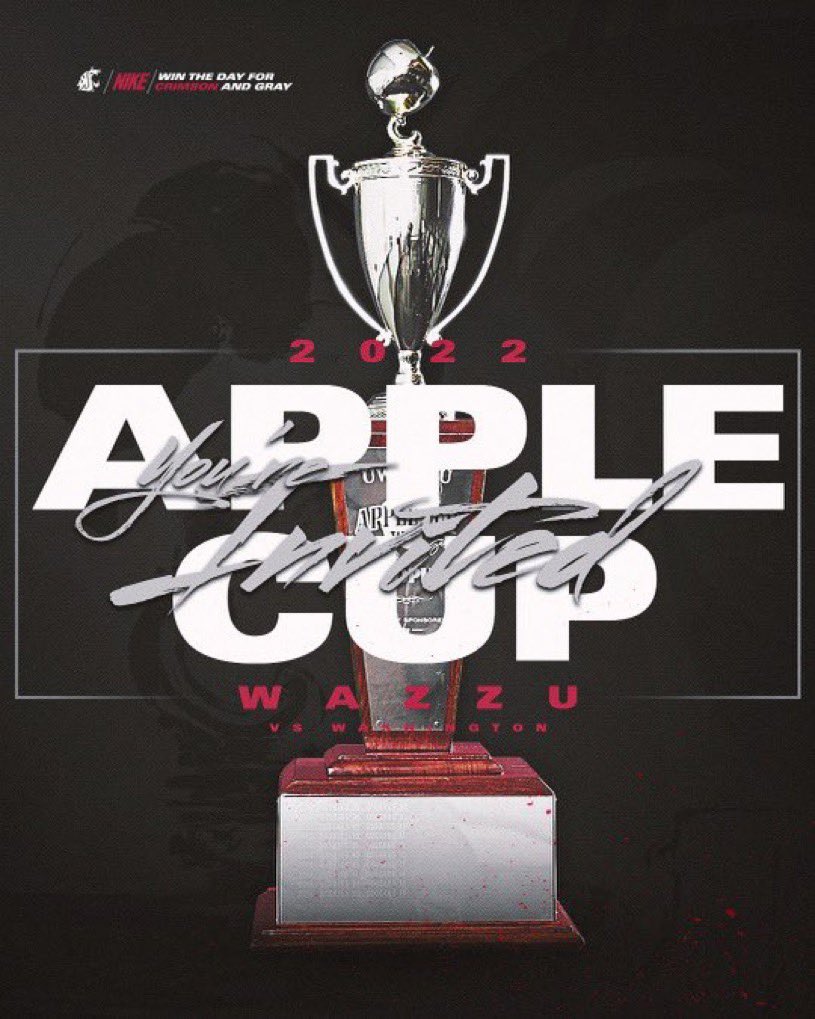 Jake Mason on Twitter "Excited to head over to Pullman for the apple