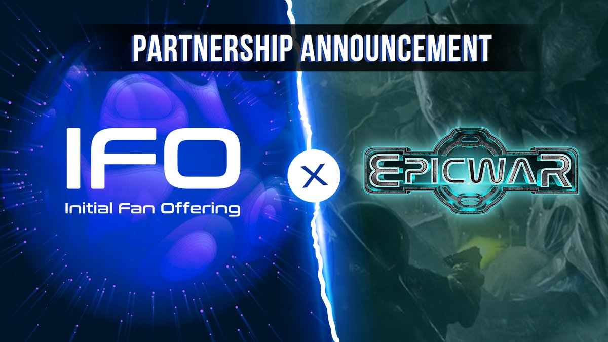 IFO - Initial Fan Offering (@ifo_icetealabs) on Twitter photo 💥 PARTNERSHIP ANNOUNCEMENT: IFO x EPIC WAR
🤩IFO is so thrilled to announce that we became the official partner with <a href="/the_epic_war/">Epic War Official</a>
🚀We believe that this close partnership will help us collaborate in the upcoming marketing campaigns
#IFO #InitialFanOffering #IceteaIFO 💥 PARTNERSHIP ANNOUNCEMENT: IFO x EPIC WAR
🤩IFO is so thrilled to announce that we became the official partner with <a href="/the_epic_war/">Epic War Official</a>
🚀We believe that this close partnership will help us collaborate in the upcoming marketing campaigns
#IFO #InitialFanOffering #IceteaIFO