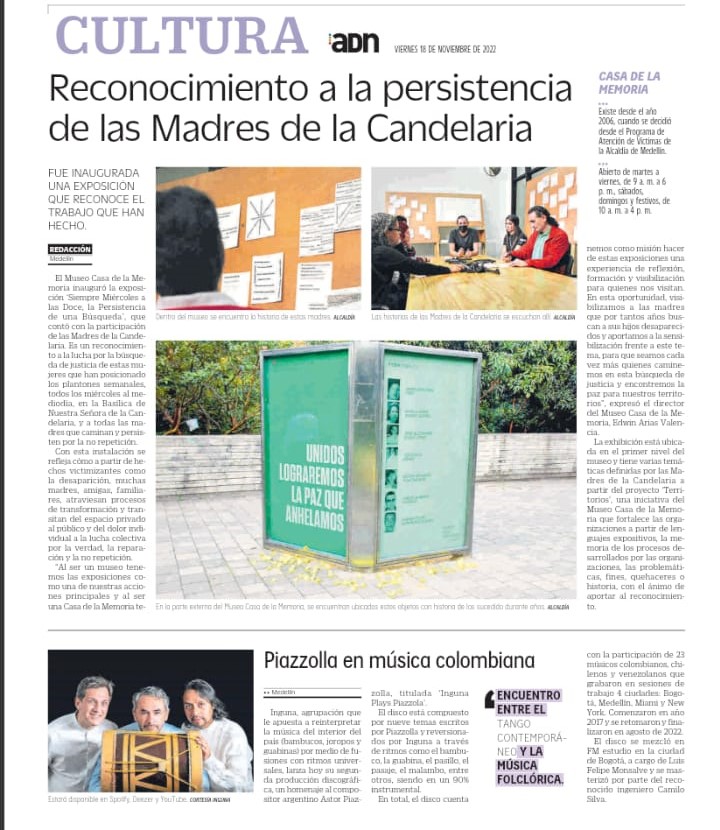 INGUNABAND's tweet photo. Somos noticia en la prensa escrita @larepublica_co al lado de @sanbenito #BadBunny @adncolombia @ADNMedellin 
Escucha nuestro álbum en lanzamiento en #Spotify  @Spotify_LATAM #YouTube  @YouTubeLATAM 

#ingunaplayspiazzolla
#piazzolla30añosDeSerEterno
#BambucosParaElMundo https://t.co/4z010oYxMI