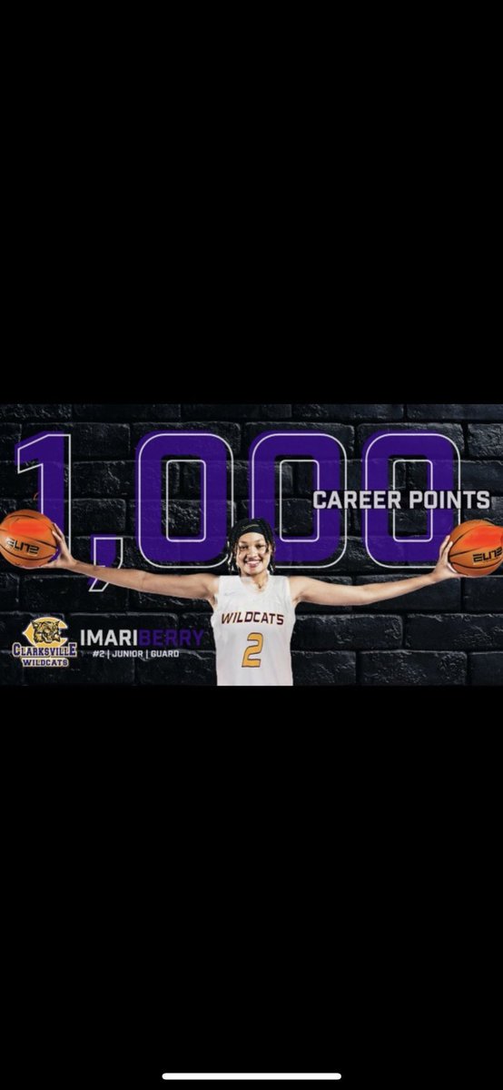 Congrats <a href="/BerryImari/">Imari Berry</a> on getting that big 1000🍿